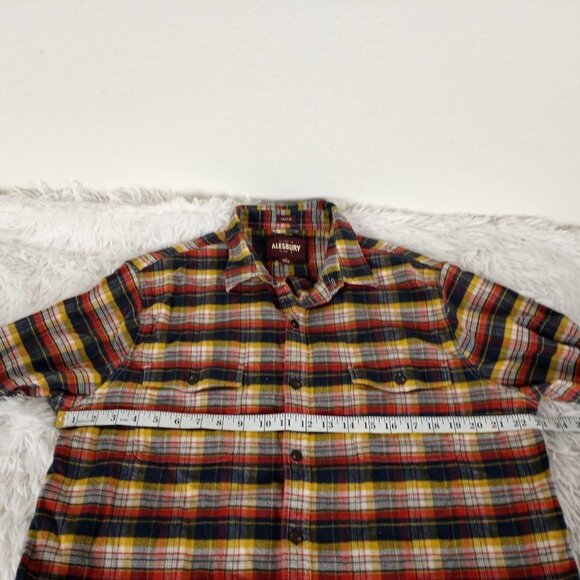 Alesbury Plaid Brushed Flannel Shirt | Regular Fit XL - Picture 2 of 4